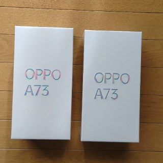 オッポ(OPPO)のOPPO A73 SIMフリー スマートフォン　２台(スマートフォン本体)