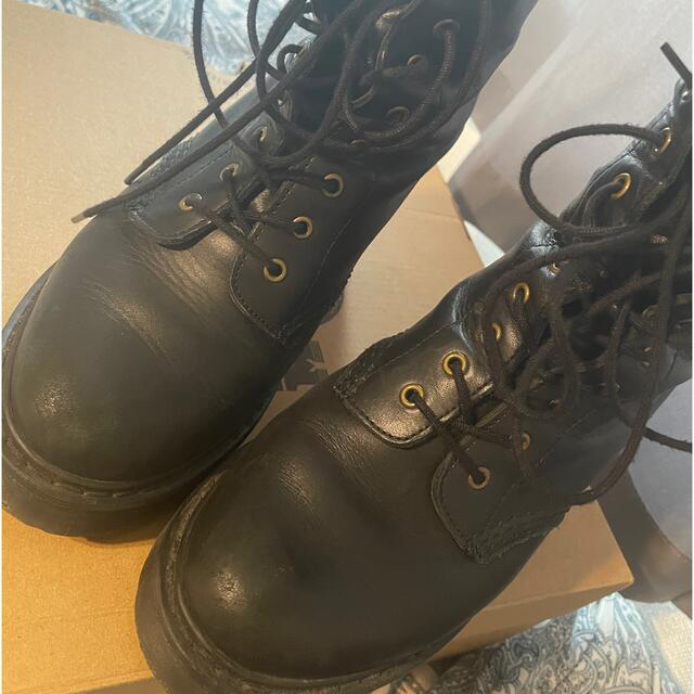 Dr.Martens(ドクターマーチン)のUK5箱付き美品ドクターマーチンDr.MartensKENDRA10ホール  レディースの靴/シューズ(ブーツ)の商品写真