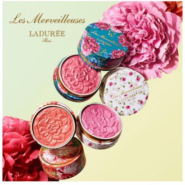 LADUREE(ラデュレ)のラデュレ　チーク　ピンク　シマリング　パウダー　ブラッシュ　102 コスメ/美容のベースメイク/化粧品(チーク)の商品写真