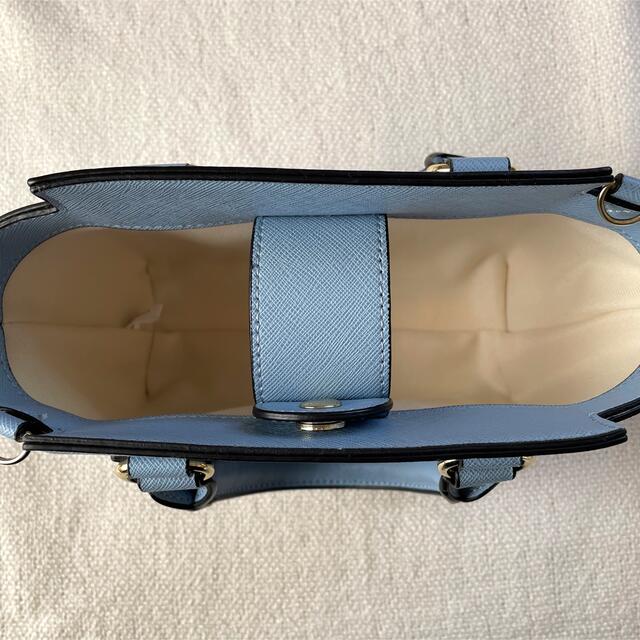Samantha Thavasa(サマンサタバサ)の&chouette ハンドバッグ ショルダーバッグ ブルー 水色 レディースのバッグ(ショルダーバッグ)の商品写真