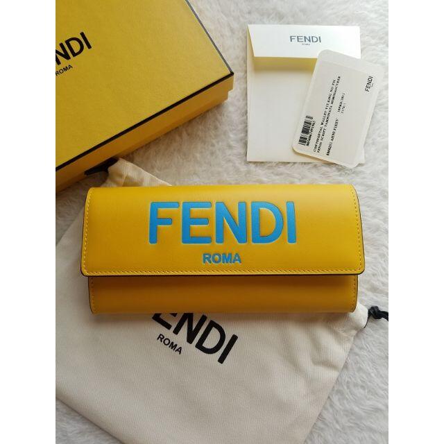 特価ブランド FENDI - FENDI フェンディ 長財布 コンチネンタル ロゴ 財布