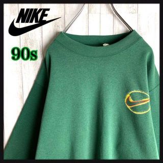【希少デザイン】ナイキ ワンポイント スウェット 90s 入手困難 白