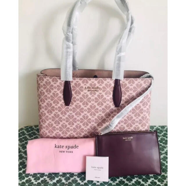 さとぴん☆さま専用　Kate spade トートバッグ　完売品　スペードフラワートートバッグ