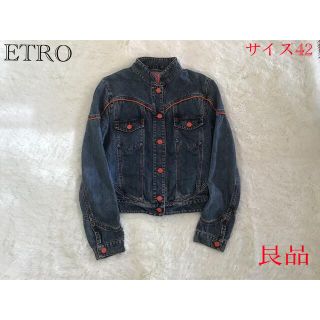 エトロ(ETRO)の【良品】エトロ　デニムジャケット Gジャン　サイズ42(Gジャン/デニムジャケット)