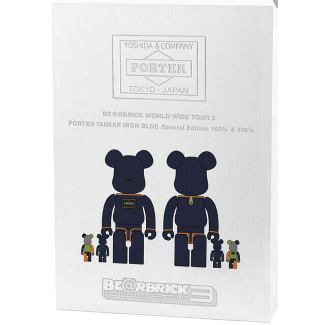 BE@RBRICK TANKER IRON BLUE 100% & 400%