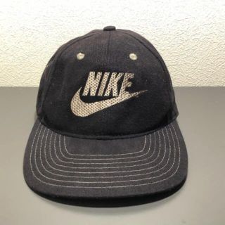 ナイキ(NIKE)の'80s NIKE 白タグ cap レア ステッチデザイン (キャップ)