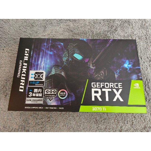 スマホ/家電/カメラ3年保証 2021年12月購入 新品 RTX3070Ti 玄人志向 Nvidia