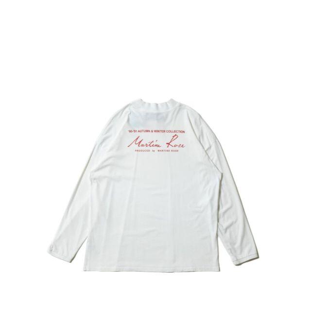 MARTINE ROSE / Jersey funnel neck whiteの通販 by J's shop｜ラクマ