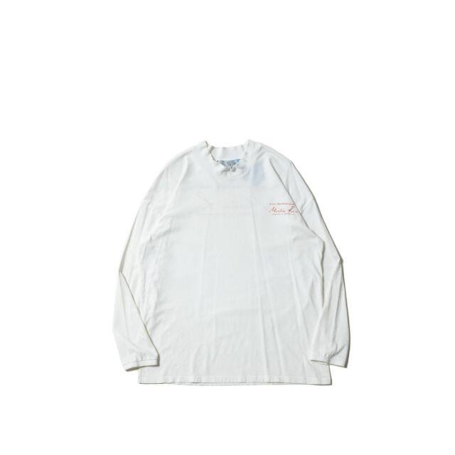 MARTINE ROSE / Jersey funnel neck white 1