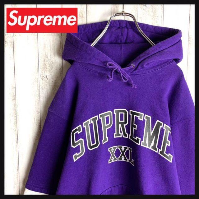 Supreme   超希少カラーシュプリームセンターロゴ パーカー