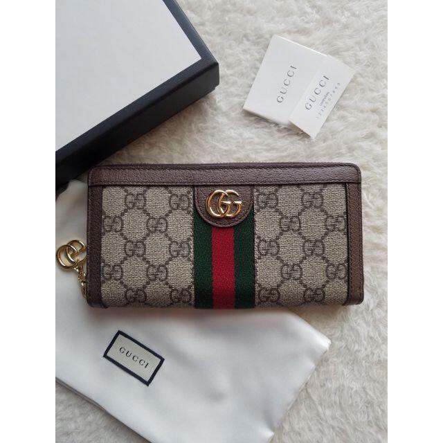 Gucci(グッチ)のGUCCI グッチ OPHIDIA オフィディア GG ジップ 長財布 レディースのファッション小物(財布)の商品写真