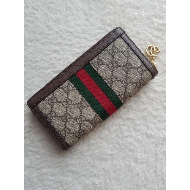 Gucci(グッチ)のGUCCI グッチ OPHIDIA オフィディア GG ジップ 長財布 レディースのファッション小物(財布)の商品写真