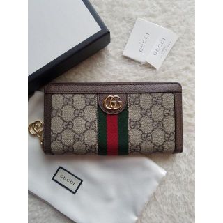 グッチ(Gucci)のGUCCI グッチ OPHIDIA オフィディア GG ジップ 長財布(財布)