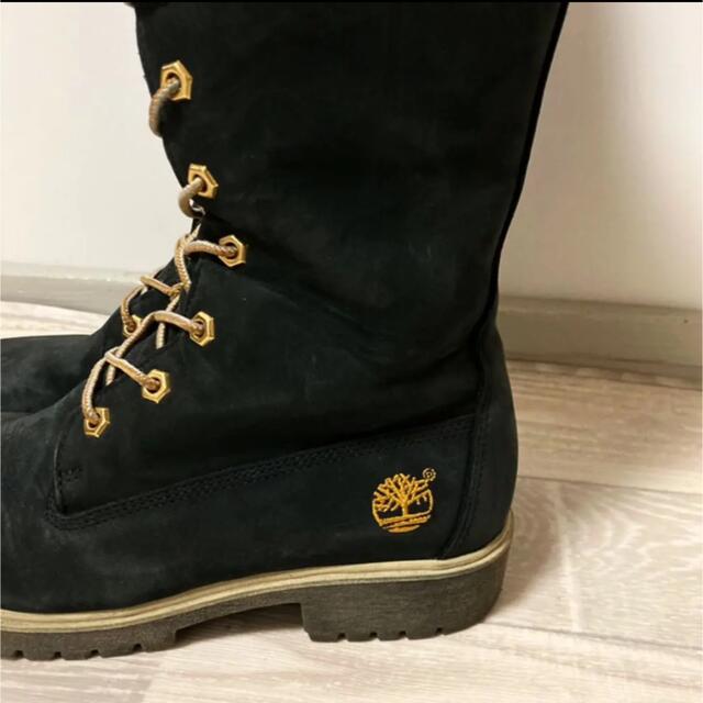 Timberland(ティンバーランド)の【美品！ヌバック！レースアップ！】Timberlandレースアップレザーブーツ！ レディースの靴/シューズ(ブーツ)の商品写真