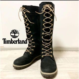 ティンバーランド(Timberland)の【美品！ヌバック！レースアップ！】Timberlandレースアップレザーブーツ！(ブーツ)