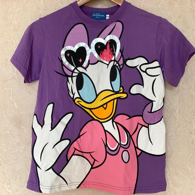 Disney(ディズニー)の美品！ディズニー　デイジーTシャツ　140 キッズ/ベビー/マタニティのキッズ服女の子用(90cm~)(Tシャツ/カットソー)の商品写真