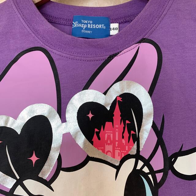 Disney(ディズニー)の美品！ディズニー　デイジーTシャツ　140 キッズ/ベビー/マタニティのキッズ服女の子用(90cm~)(Tシャツ/カットソー)の商品写真