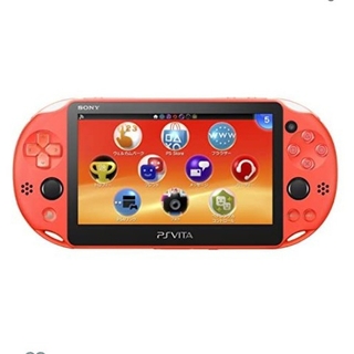 プレイステーションヴィータ(PlayStation Vita)のPlayStation Vita Wi-Fiモデル ネオン・オレンジ(携帯用ゲーム機本体)