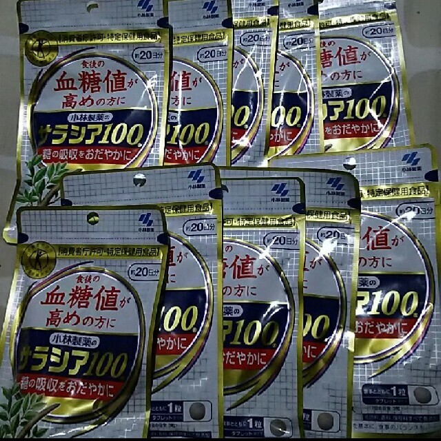 小林製薬 サラシア100 20日分×10食品/飲料/酒