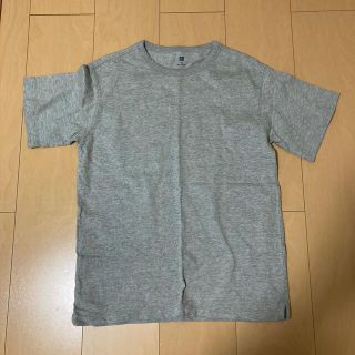 ユニクロ(UNIQLO)のUNIQLO 無地　グレー　半袖　150(Tシャツ/カットソー)