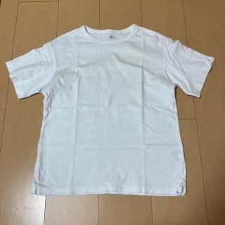 ユニクロ(UNIQLO)のUNIQLO 無地　白　半袖　150(Tシャツ/カットソー)