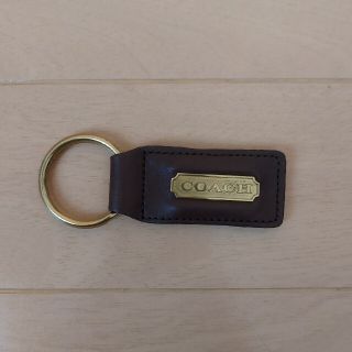 コーチ(COACH)の未使用☆COACH　キーリング　チャーム　レザーキーホルダー(キーホルダー)