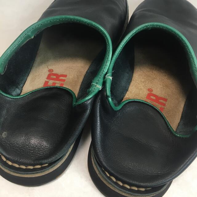 CAMPER(カンペール)のZ686 CAMPERカンペール レザースリッポン シューズ 靴 ステッチ  メンズの靴/シューズ(スリッポン/モカシン)の商品写真