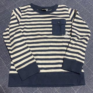 ベベ(BeBe)のbebe べべ カットソー ボーダー 長袖 厚手 キッズ 子供服 トップス(Tシャツ/カットソー)