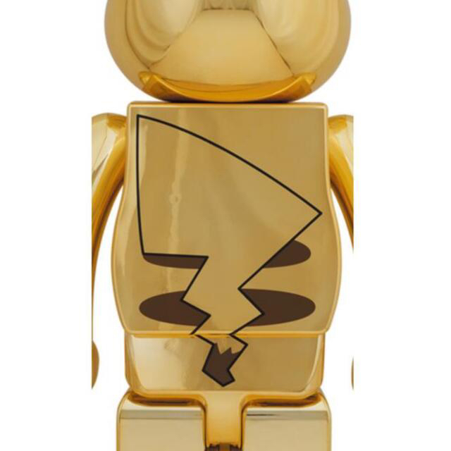 【即日配送】BE@RBRICK ピカチュウ GOLD CHROME 1000%