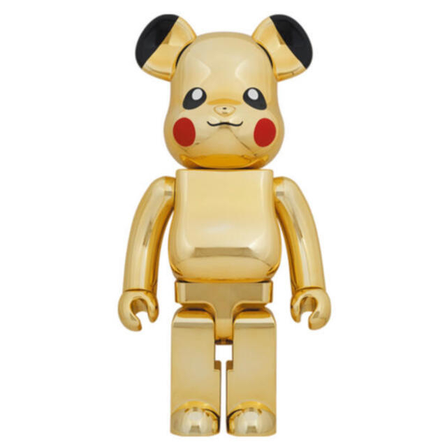 BE@RBRICK ピカチュウ GOLD CHROME Ver 1000％