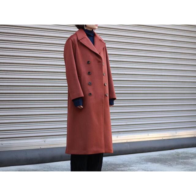 AURALEE BEAVER MELTON LONG P COAT