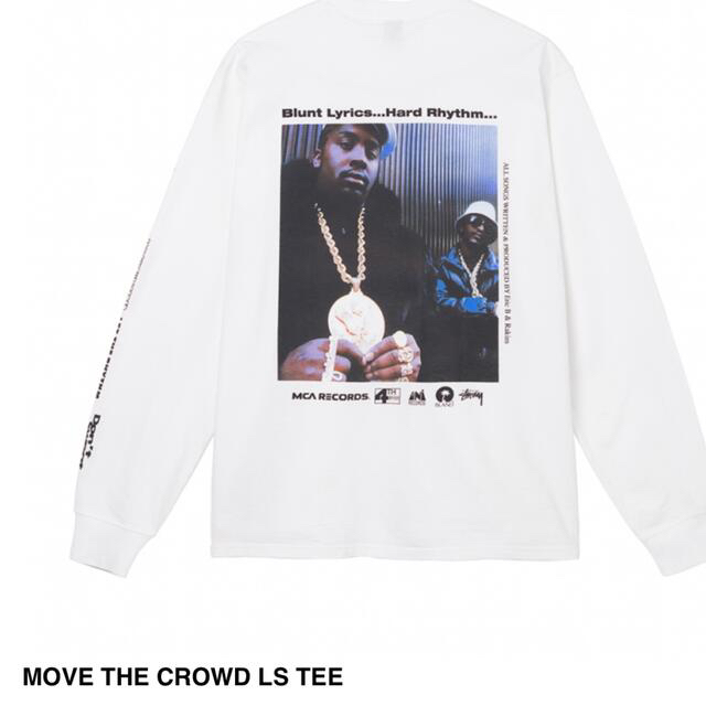 STUSSY(ステューシー)のSTUSSY Move The Crowd L/S Tee Large メンズのトップス(Tシャツ/カットソー(七分/長袖))の商品写真