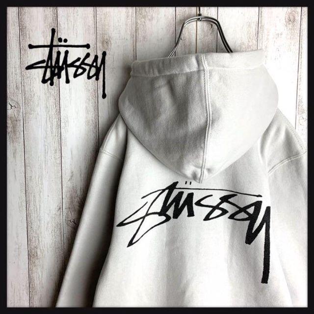 STUSSY - 【希少カラー】ステューシー☆バックプリント パーカー 裏 ...