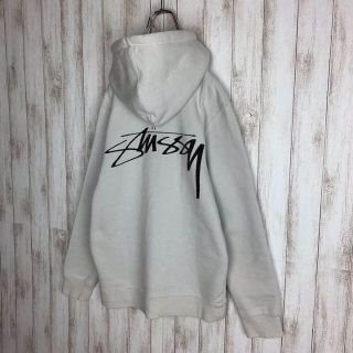 STUSSY - 【希少カラー】ステューシー バックプリント パーカー 裏