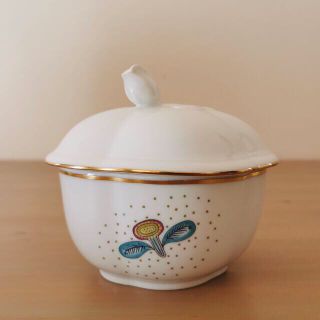 リチャードジノリ(Richard Ginori)の限定品 レア ジノリ ミナペルホネン 蓋付きボックス Bee White (食器)