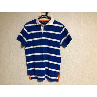 ポロラルフローレン(POLO RALPH LAUREN)の【にゃんさん２０００様専用】ポロラルフローレン 半袖ポロシャツ XL ボーダー柄(ポロシャツ)