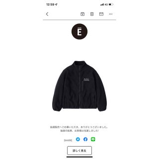 ワンエルディーケーセレクト(1LDK SELECT)のEnnoy Polartec Fleece Jacket (BLACK)  L(ブルゾン)