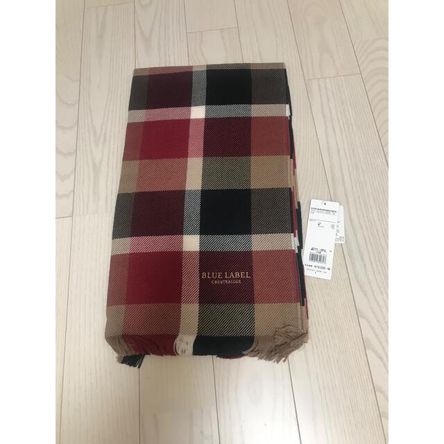 BURBERRY BLUE LABEL(バーバリーブルーレーベル)の新品　ブルー　レーベル　クレストブリッジ　マフラー レディースのファッション小物(マフラー/ショール)の商品写真