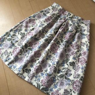 クチュールブローチ(Couture Brooch)の【専用】クチュールブローチ＊花柄スカート(ひざ丈スカート)