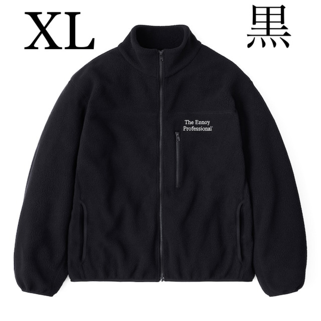 ジャケット/アウターXL ennoy Polartec Fleece Jacket (BLACK)