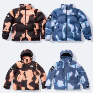 シュプリーム(Supreme)のsupreme North Face Nuptse Jacket 青 M(ダウンジャケット)