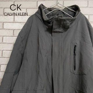 カルバンクライン(Calvin Klein)のCalvin Klein ソフトシェルジャケット シンプル ダークグレーXXL(マウンテンパーカー)