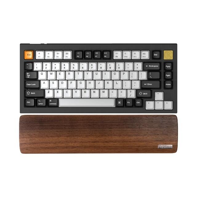 新品 ☆ Keychron Q1 赤軸 / ブラック ☆ 純正パームレスト付 ...