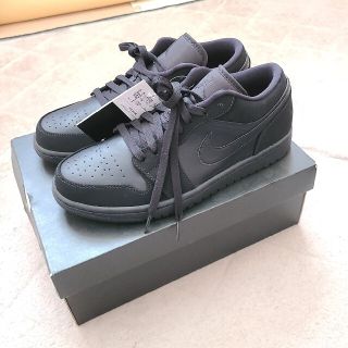 ナイキ(NIKE)のNIKE　AIR JORDAN 1 LOW  BLACK(スニーカー)