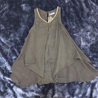 セシルマクビー(CECIL McBEE)の★新品★セシル★シフォン重ね着ノースリーブ(タンクトップ)