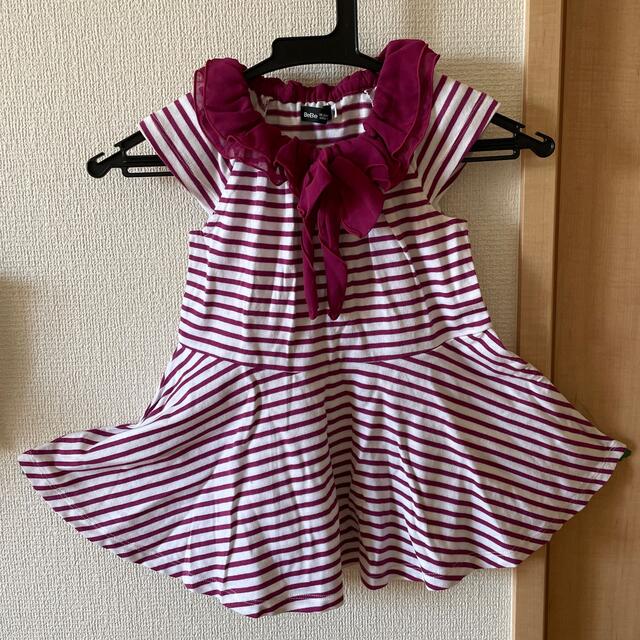 BeBe(ベベ)のBeBe ワンピース　90 キッズ/ベビー/マタニティのキッズ服女の子用(90cm~)(ワンピース)の商品写真