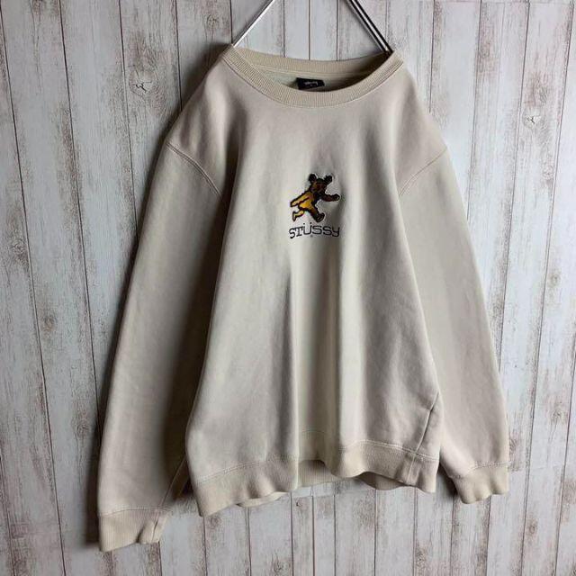 STUSSY - 【最高デザイン】ステューシー☆センター刺繍 スウェット