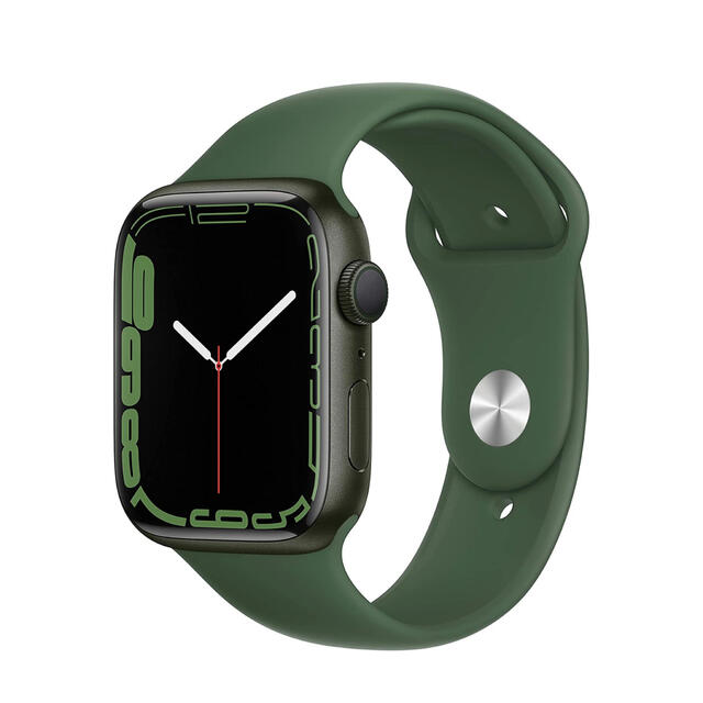 Apple Watch - 45mmグリーンアルミニウムケースと45mmミッドナイトアルミニウムケース