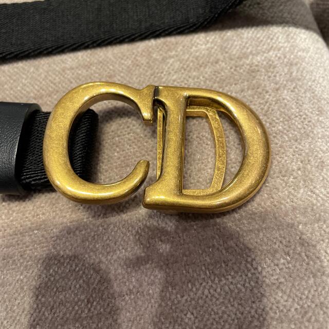 Dior ナイロン　ゴールド金具　ベルト