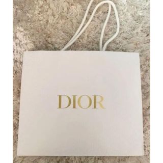 ディオール(Dior)のDIOR ショッパー　紙袋　ショップ袋　限定　金ロゴ(ショップ袋)